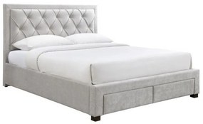 Κρεβάτι Noble 09-1965 (Για Στρώμα 160x200cm) 216.5x165x122 Light Grey Queen Size