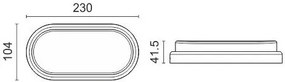 Απλίκα LED 56-23 x 10,4 x 3,9 εκ.