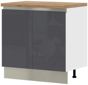 Επιδαπέδιο ντουλάπι Trinity R90-2K-Anthraki Gualistero - 90.00Χ58.00Χ90.50cm