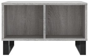 vidaXL Τραπεζάκι Σαλονιού Γκρι Sonoma 60x50x36,5εκ. Επεξεργασμένο Ξύλο