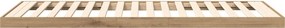 vidaXL Κρεβάτι δαπέδου Artisan Oak 75 x 190 cm Επεξεργασμένο ξύλο