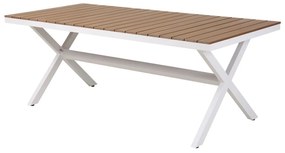 Τραπεζαρία DKD Home Decor Εξωτερικό Ρητίνη Αλουμίνιο 200 x 90 x 75 cm