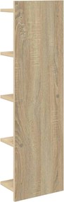 vidaXL Ράφι Τοίχου 2 pcs Sonoma Δρυς 30 x 15 x 100 εκ