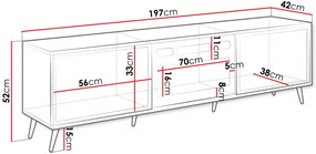 Έπιπλο τηλεόρασης Temerra 2D EF-Mpez