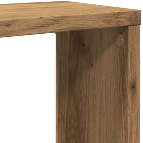 Ράφια κύβων τοίχου 6 τεμάχια Artisan Oak Κατασκευασμένο ξύλο - Καφέ