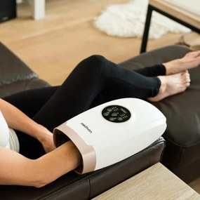 Μασάζ χεριών Medivon, 2500mAh, 6 προγράμματα, 6 επίπεδα, χρονοδιακόπτης, USB, λευκό