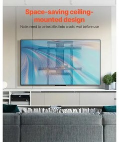 VEVOR Motorized TV Wall Mount, 32-65 in Electric Fireplace TV Wall Mount Black
