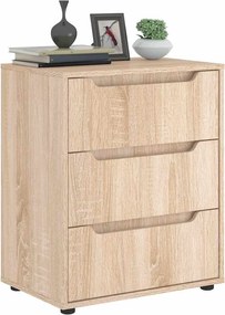 vidaXL Sideboard VISNES Δρυς Sonoma 60x40x73 cm Ξύλο μηχανής