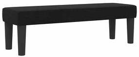 vidaXL Κρεβάτι με ελατήρια με στρώμα Μαύρο 120 x 190 cm ύφασμα