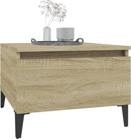vidaXL Τραπεζάκια Σαλονιού 2 τεμ. Sonoma Δρυς 50x46x35 εκ. Επεξ. Ξύλο