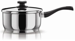 Pyramis Classic Ανοξείδωτη Γαλατιέρα 1,6Lt ∅16 cm με καπάκι