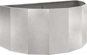 VidaXL Γλάστρα Ασημί 120 x 60 x 50 εκ. Ανοξείδωτο ατσάλι