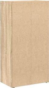 vidaXL Βιβλιοθήκη Sonoma Δρυς 40x24x77 εκ. από Επεξεργασμένο Ξύλο