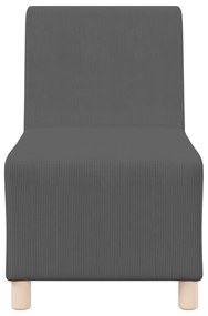 vidaXL Καθίσμα Σαλονιού Σκούρο γκρι 55 x 74 x 82 εκ. Βελούδο