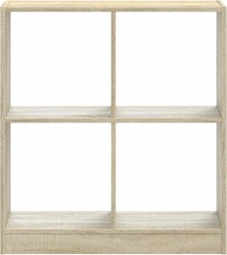 vidaXL Βιβλιοθήκη Sonoma Δρυς 68,5x32x75 εκ. από Επεξεργ. Ξύλο