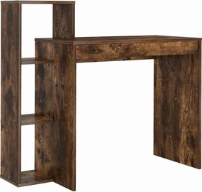 vidaXL Γραφείο Καπνιστό Δρύς 100 x 40 x 90 cm Επεξεργασμένο ξύλο