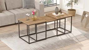 Τραπεζάκι Σαλονιού Atlantic Πεύκο REVIS 50x50x47.8