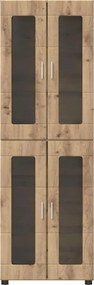 vidaXL Highboard FLORIN 60 x 35 x 182 εκ. Artisan Oak