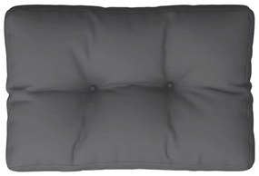 VidaXL Μαξιλάρι Παλέτας Ανθρακί 50 x 40 x 12 εκ. Υφασμάτινο