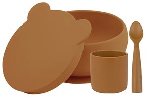 Σετ BLW I από Σιλικόνη Minikoioi Brown