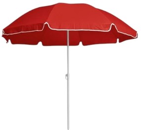Ομπρέλα θαλάσσης &amp; camping - 120cm - 241910 - Red-241910_r