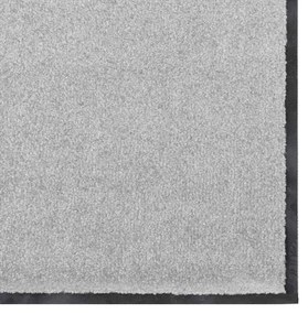 vidaXL Χαλάκι Εξώπορτας Γκρι και Μαύρο 120 x 300 cm