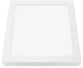 Πάνελ LED SLIM 24W 3000K 2200Lm 28,8cm Λευκό Αλουμίνιο ARCA2430SW Aca-ARCA2430SW-Λευκό ARCA2430SW