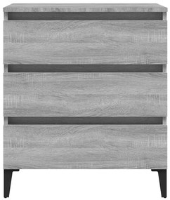 Συρταριέρα Γκρι Sonoma 60 x 35 x 69 εκ. από Επεξεργασμένο Ξύλο - Γκρι
