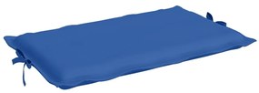 Μαξιλάρι Ξαπλώστρας Μπλε Ρουά 186x58x3 εκ. από Ύφασμα Oxford - Μπλε