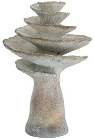 Κηροπήγιο Μανιτάρι 460266 16,5x16x25,5cm Beige Artekko Τσιμέντο
