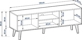 Έπιπλο τηλεόρασης Willy - 154.00Χ39.00Χ56.00cm