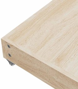 vidaXL Συρτάρια Κρεβατιού 2 τεμ. Μαύρα Επεξ. Ξύλο και Ύφασμα