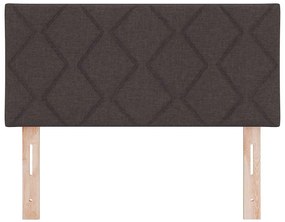 vidaXL Υφασμάτινο Κεφαλάρι Geometric Σκούρο Καφέ 100 cm ύφασμα