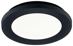 Φωτιστικό Οροφής - Πλαφονιέρα Camillus R62921032 10W Led Φ17cm 3cm Black Mat RL Lighting Πλαστικό