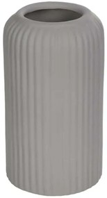 Βάζο Lovina 21257 9x9x16cm Grey GloboStar Κεραμικό