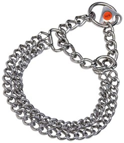 Κολλάρο Σκύλου Hs Sprenger Ασημί 2 mm Διπλή Σύνδεσμοι (60 cm)