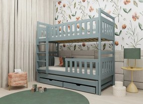 KLARA 80x200 grey bunk bed Lano Furniture