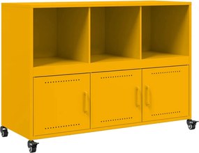 vidaXL Ντουλάπι Μουσταρδί 100,5x39x72 εκ. από Ατσάλι