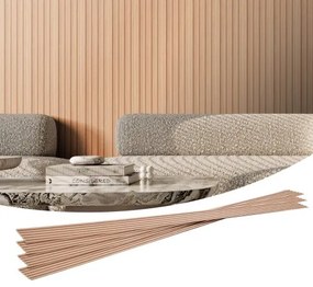 VEVOR Wood Slat Acoustic Panels 8 PCS 96 x 6 inch WPC for Modern Wall Ash Wood
