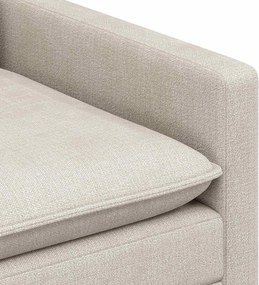 vidaXL Καναπές Κρεμ 126 x 81 x 87,5 εκ Πολυεστέρας