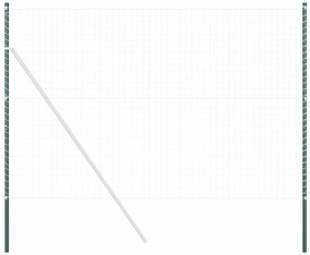 vidaXL Πό posts φράχτη 12 pcs Πράσινο 200 cm