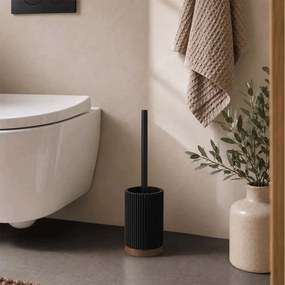 ΑΞΕΣΟΥΆΡ ΜΠΆΝΙΟΥ TOILET BRUSH PLAIN POLYRESIN ACACIA NIAGARA NOIR D