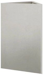 vidaXL Ζαρντινιέρα Κήπου Τρίγωνο 50x43x75 εκ Ανοξείδωτο Ατσάλι