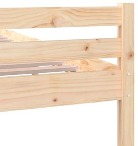 vidaXL Πλαίσιο Κρεβατιού 90 x 200 εκ. από Μασίφ Ξύλο
