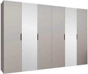 Ντουλάπα Malaga plus εξάφυλλη-Cashmere