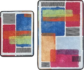 Bathmat Set (2 Pieces) Milora - 16 Multicolor