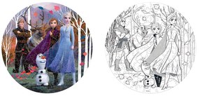 Παζλ Χρωματισμού Με 150 Κομμάτια 2 Όψεων Luna Toys Frozen 2