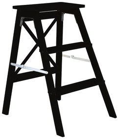 Estia Σκαλοσκαμπώ Bamboo Essentials Με 3 Σκαλιά 43.5x50x63.5cm Μαύρο 04-34412