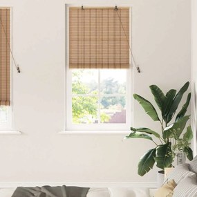 vidaXL Ρολά και Σκίες Παραθύρων Ανοιχτό καφέ 90 x 220 cm Μπαμπού