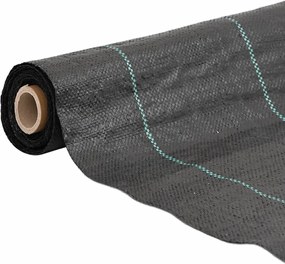 vidaXL Μεμβράνη Εδαφοκάλυψης Μαύρη 1x200 μ. από Πολυπροπυλένιο